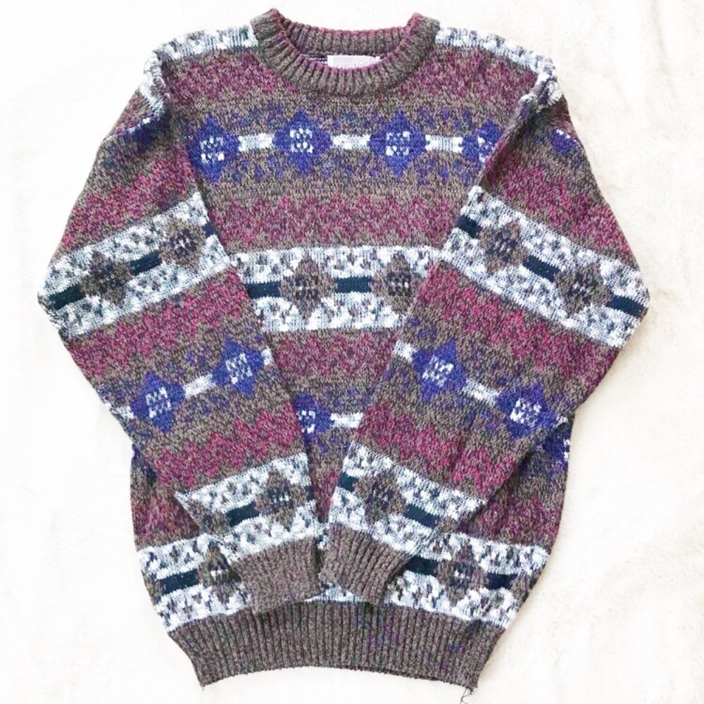 Method Vintage Eighties Nineties Grandpa Sweater